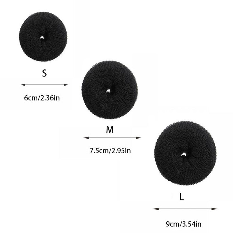 3pcs Foam Sponge Bun Maker Hair Accessory Hair Styler Hair Ropes