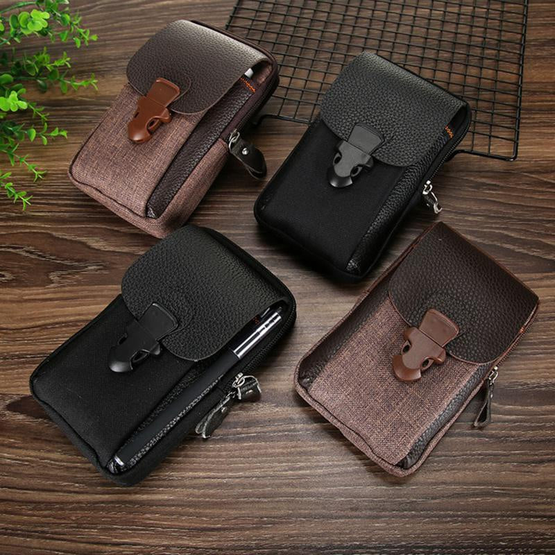 Small Zipper Phone Bag Waist Bag Coin Purse