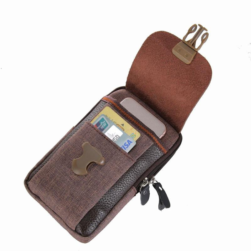 Small Zipper Phone Bag Waist Bag Coin Purse