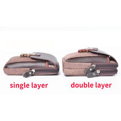 Small Zipper Phone Bag Waist Bag Coin Purse