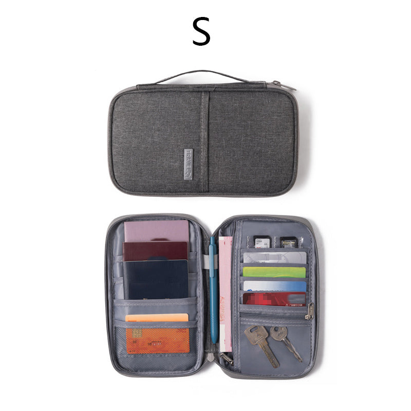 Canvas Travel Wallet & Family Passport Holder with Zipper