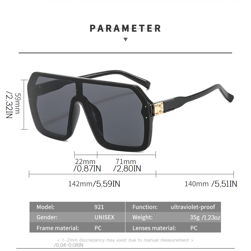 Polarized Shield Sunglasses Gradient Glasses UV400