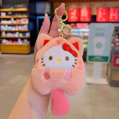 Plush Doll Keychain Couple Bag Ornament Halloween Christmas Decor