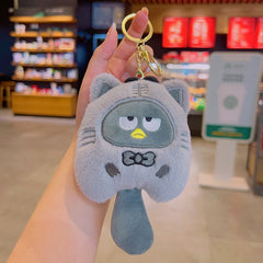 Plush Doll Keychain Couple Bag Ornament Halloween Christmas Decor