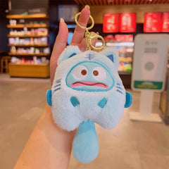 Plush Doll Keychain Couple Bag Ornament Halloween Christmas Decor