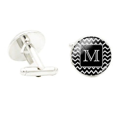 M Glass Gem Cufflinks for Men Suit Shirt Business Cuff Link Jewelry