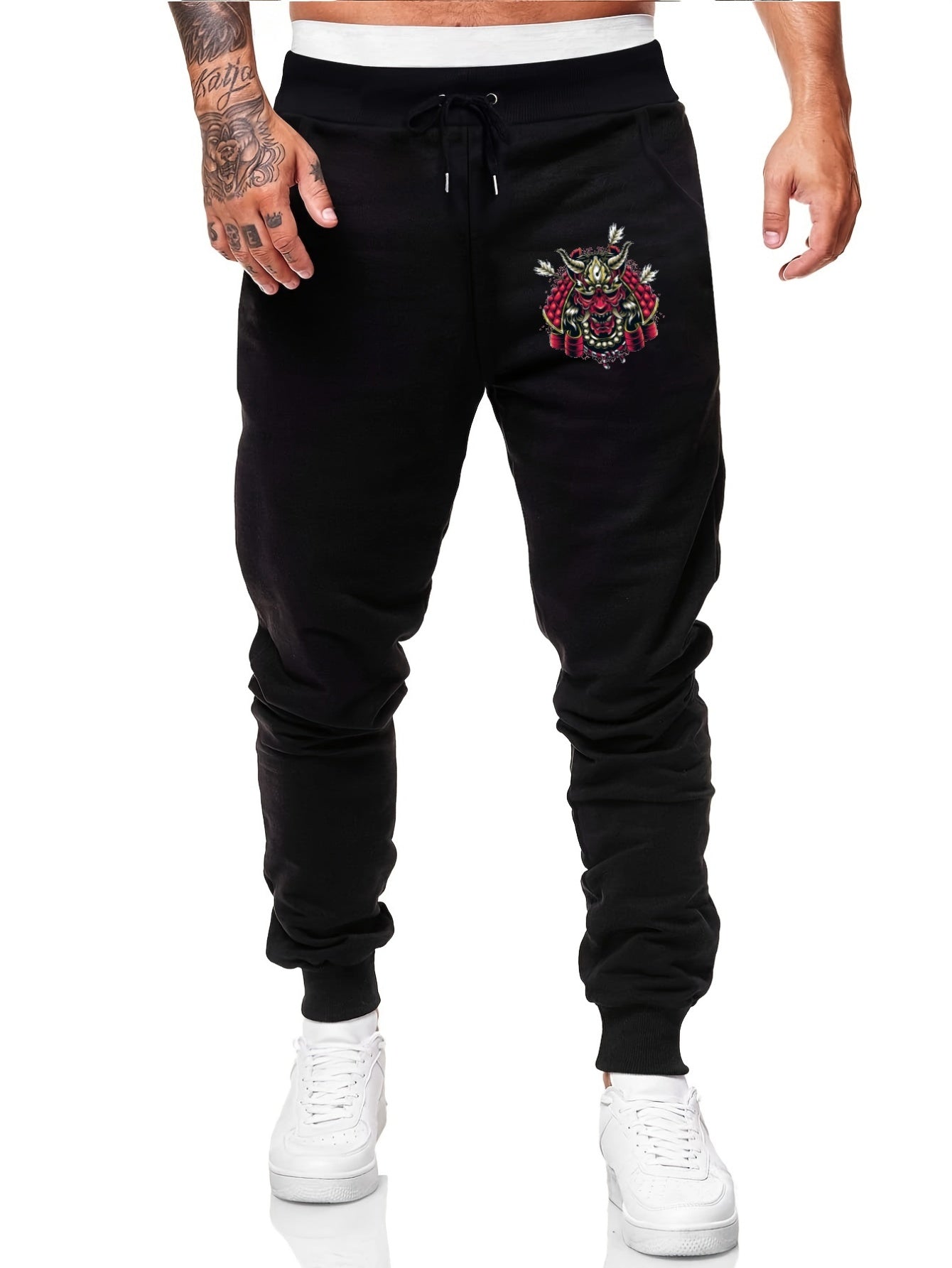 Samurai Comfy Drawstring Joggers Men's Casual Breathable Pants