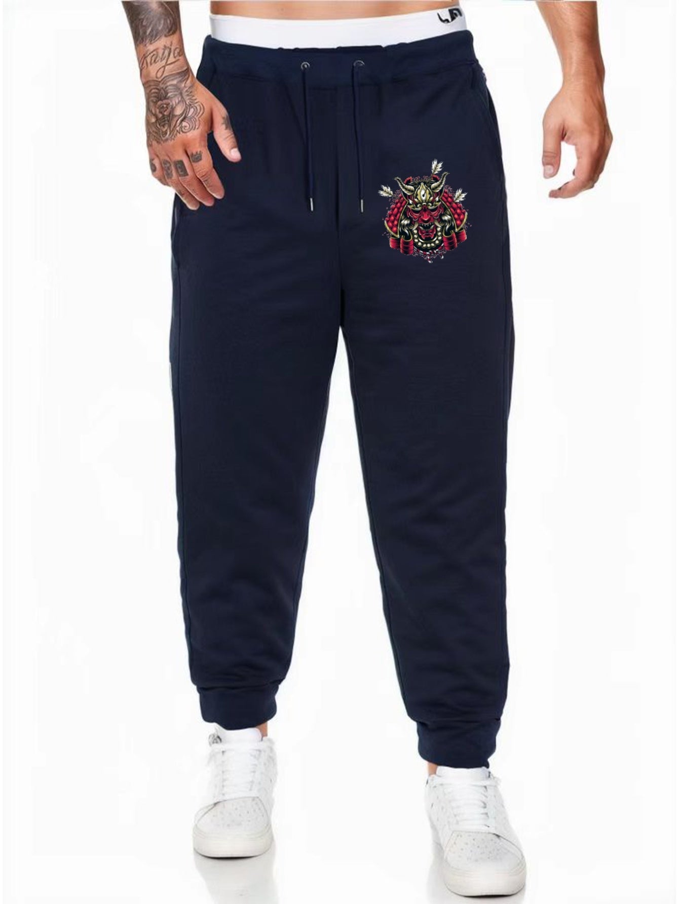 Samurai Comfy Drawstring Joggers Men's Casual Breathable Pants