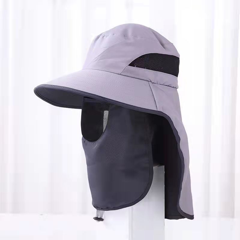 Sun Protection Bucket Hat for Fishing Detachable Casual Sun Hat