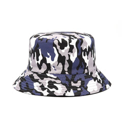 Unisex Camo Bucket Hat Lightweight Sunscreen Fisherman Cap
