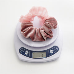 Velvet and Mesh Scrunchie Hair Tie Hair Rope Hair Accessories