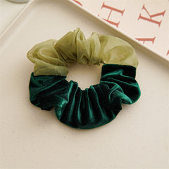 Velvet and Mesh Scrunchie Hair Tie Hair Rope Hair Accessories