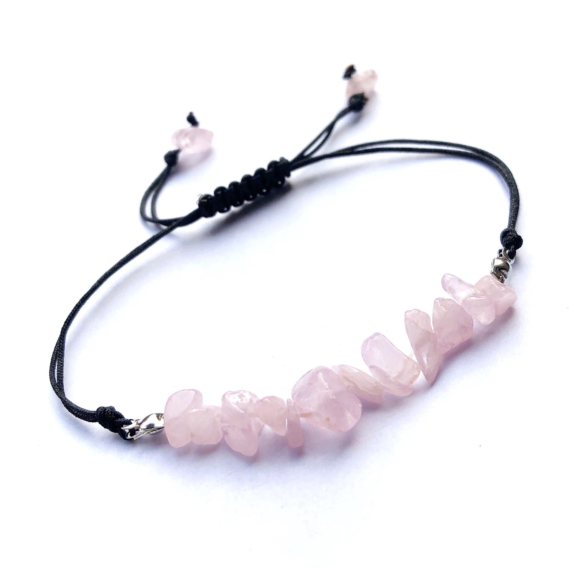 Natural Gems Chip Stone Bracelet Chakra Set Energy TUMBLED Yogo Bracelets