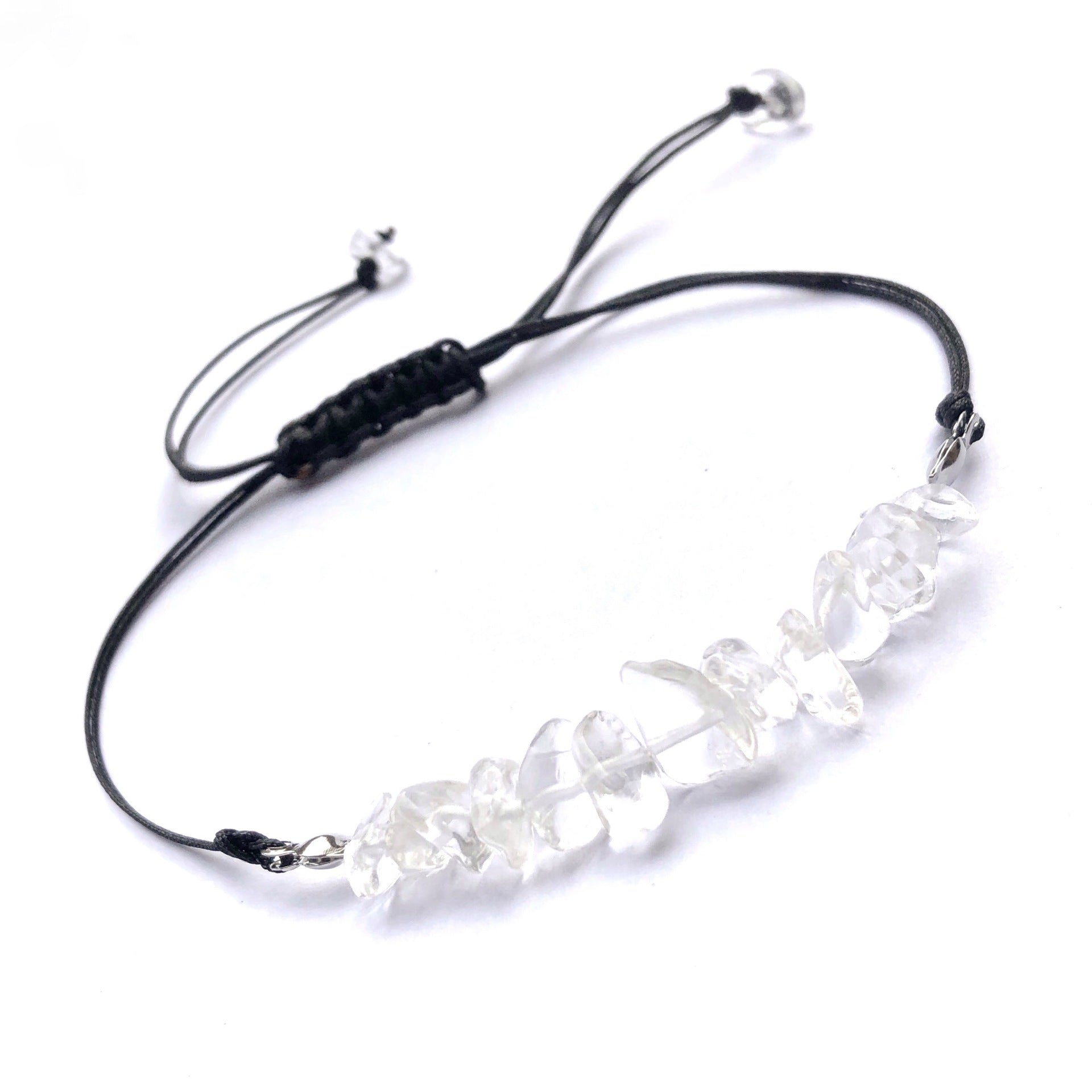 Natural Gems Chip Stone Bracelet Chakra Set Energy TUMBLED Yogo Bracelets