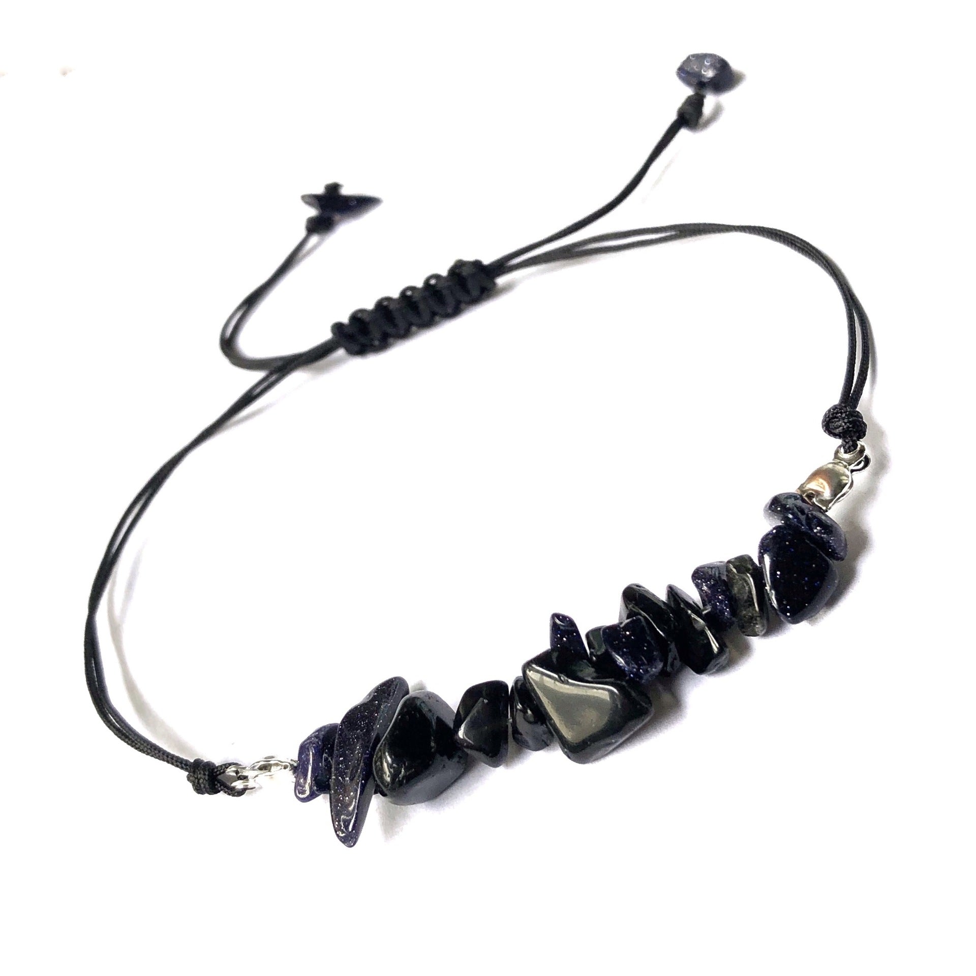 Natural Gems Chip Stone Bracelet Chakra Set Energy TUMBLED Yogo Bracelets