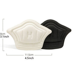 2pcs Heel Insoles Patch Heel Pads Antiwear Feet Pad Cushion Insert