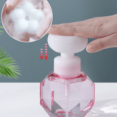 300ml Floral Foam Pump Bottle for Soap and Shower Gel