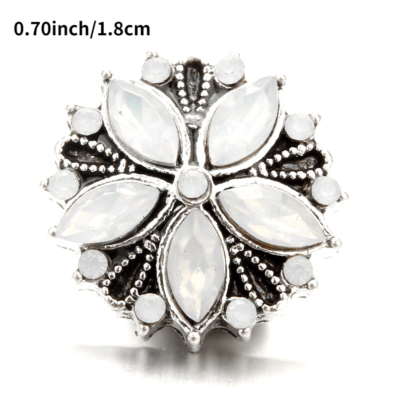 2PCS Snap Button Bracelet Pendant Accessories