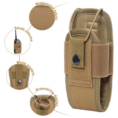 Durable Molle Radio Pouch for Walkie Talkies - Climbing & Outdoor