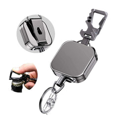 Retractable Keychain Lanyard with Bottle Opener