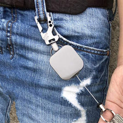 Retractable Keychain Lanyard with Bottle Opener