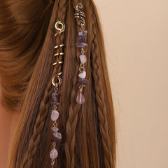 Viking Spiral Hair Pin Tassel Hair Clip Dreadlock Braids Accessorie