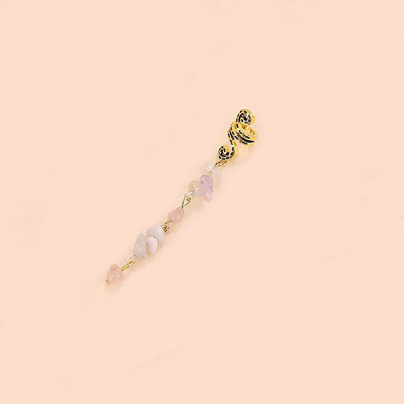 Viking Spiral Hair Pin Tassel Hair Clip Dreadlock Braids Accessorie