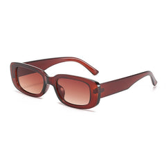 Rectangle Sunglasses Candy Gradient Glasses UV400