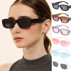 Rectangle Sunglasses Candy Gradient Glasses UV400