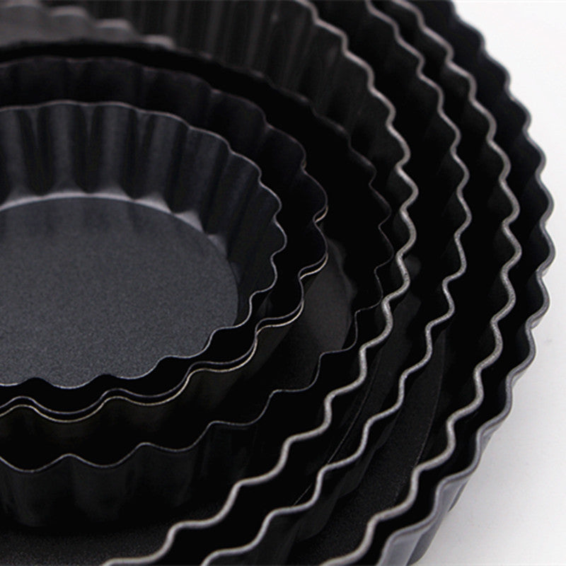 6pcs Mini Pie Pans Non Stick Tart Molds