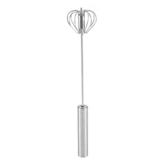 Stainless Steel Egg Beater Rotary Egg Blender Baking Tools