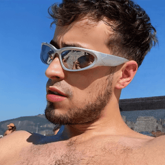 Y2K Future Style Decorative Sunglasses Anti-UV Cycling Glasses