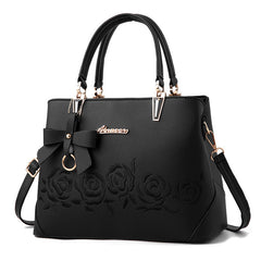 Embroidered Pattern Tote Satchel Bag Classic Shoulder Bag Women's Bag