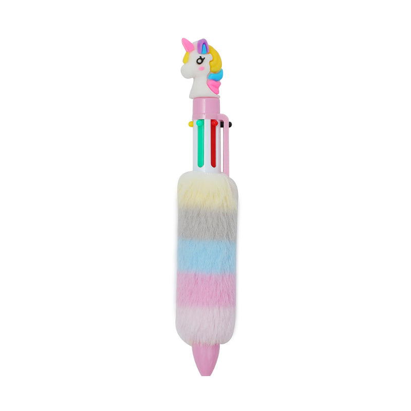 Cute Unicorn Plush Ballpoint Pen for Kids