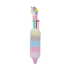 Cute Unicorn Plush Ballpoint Pen for Kids