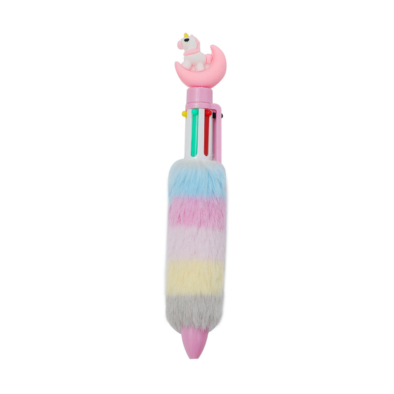 Cute Unicorn Plush Ballpoint Pen for Kids