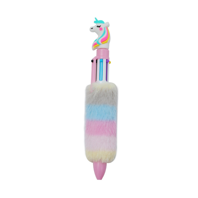 Cute Unicorn Plush Ballpoint Pen for Kids