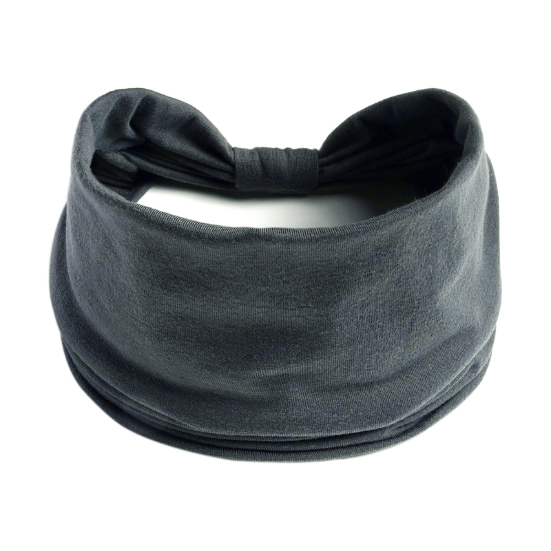 Solid Stretch Sports Headband Wide Band Yoga Headband