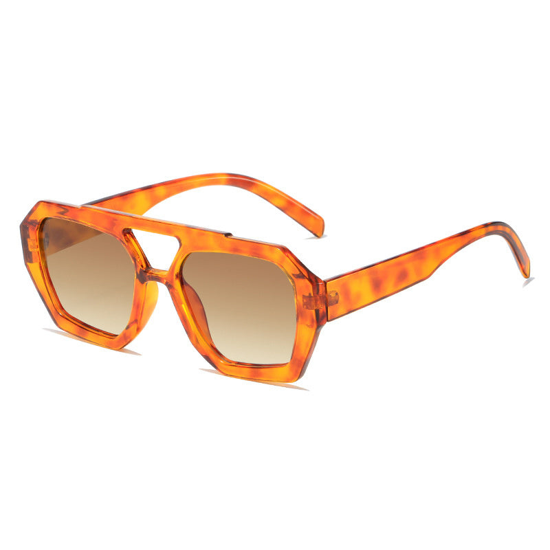 Retro Tortoiseshell Aviator Sunglasses UV400