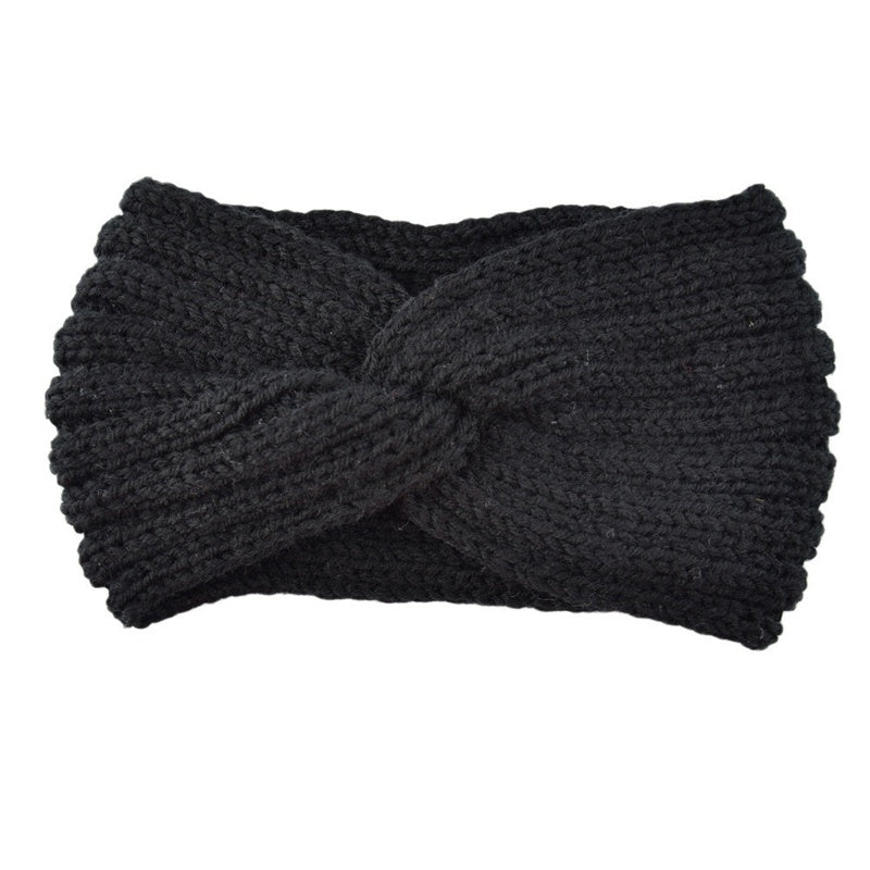 Chunky Headband Winter Knit Headwrap Women Turban Ears Warmer Headband