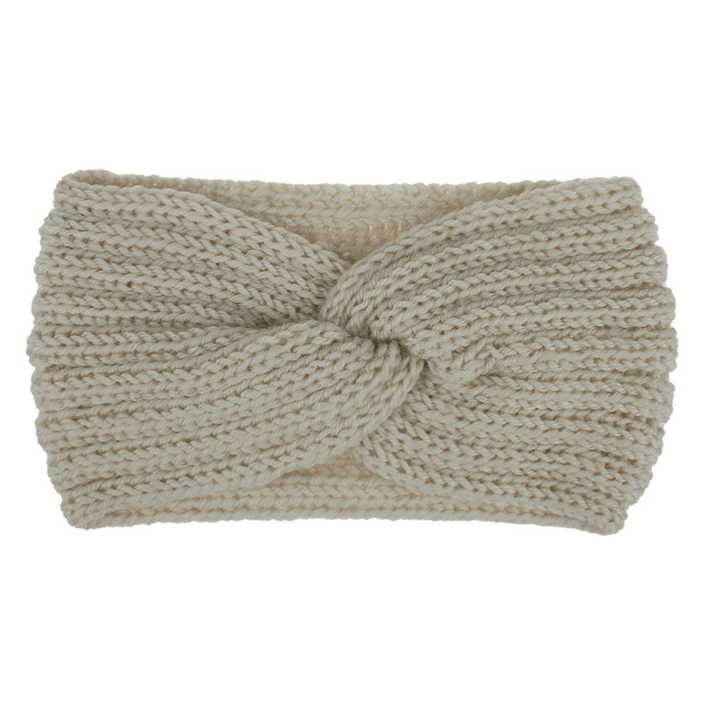 Chunky Headband Winter Knit Headwrap Women Turban Ears Warmer Headband