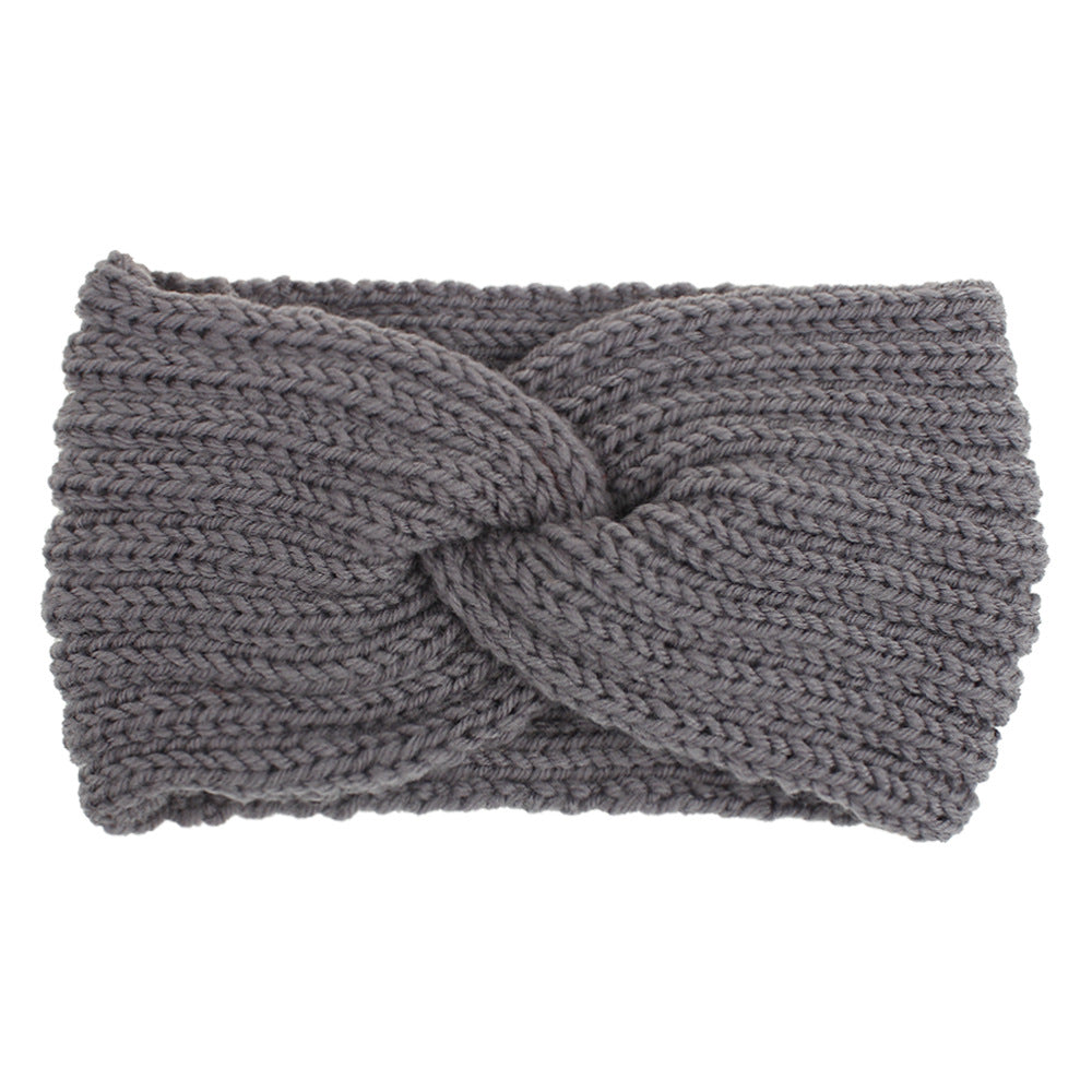 Chunky Headband Winter Knit Headwrap Women Turban Ears Warmer Headband
