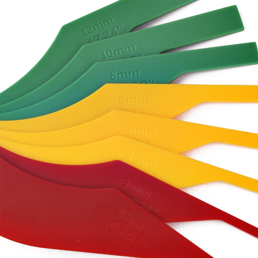 8 in 1 Brake Pad Thickness Gauge Set for Accurate Brake Pad Wear Measurement