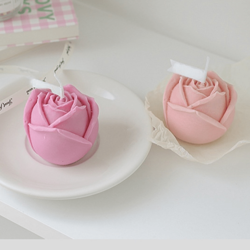 Rose Flower Silicone Mold for DIY Candle Clay Resin