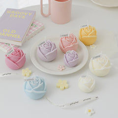 Rose Flower Silicone Mold for DIY Candle Clay Resin