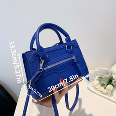 Y2K Style Crossbody Bag Top Handle Square Purse