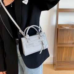 Y2K Style Crossbody Bag Top Handle Square Purse