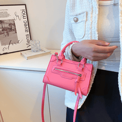 Y2K Style Crossbody Bag Top Handle Square Purse