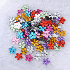 100pcs 1.0in Acrylic Rhinestones Plum Blossom Crafts Jewelry Making Wedding DIY