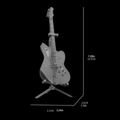 Lead Guitar 3D Jigsaw Metal Puzzle Model Toys